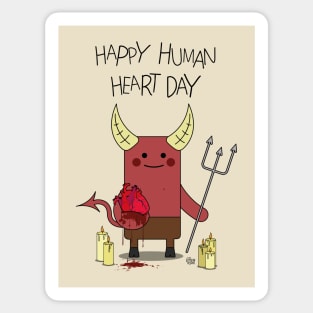 Happy Human Heart Day Sticker